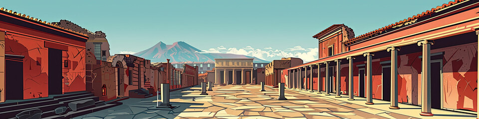 Ancient Pompeii: A Geometric Exploration