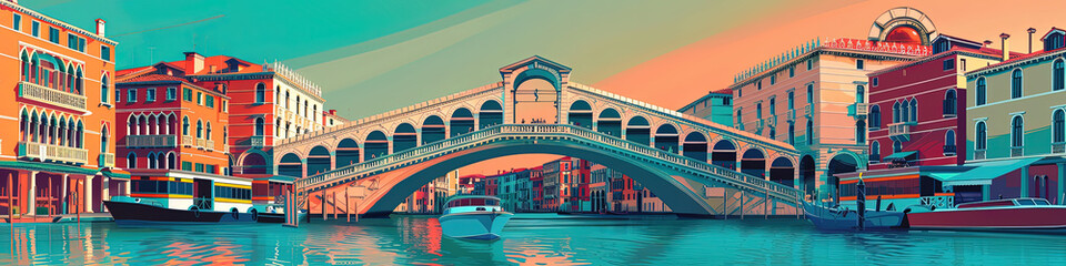 Stunning Rialto Bridge: A Geometric Perspective