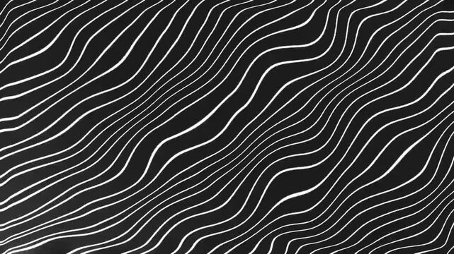 Abstract white neon glow line waves background animation, abstract Seamless lines pattern loop motion waving animation, motion waving strip lines