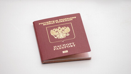 A red passport from Russia