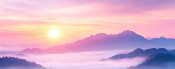 sunrise timelapse near the clouds and mountains in the horizon