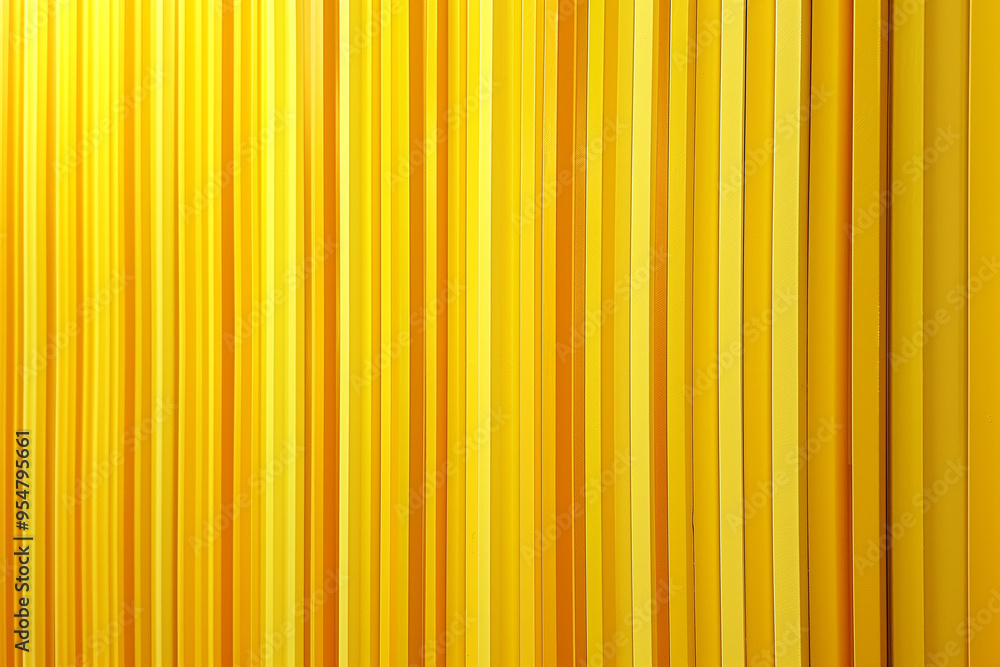 Poster vertical yellow straight lining/spectrum displaying bandwidth and wavelength like pattern for web de