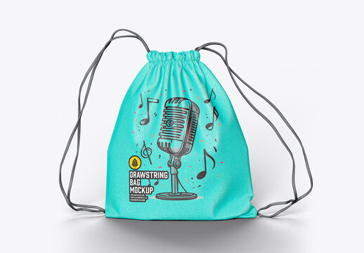 Drawstring Bag Mockup