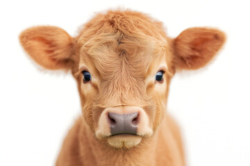 Calf On White Background