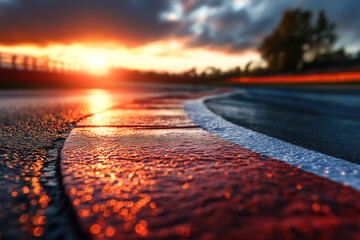 Car Racing Track Background