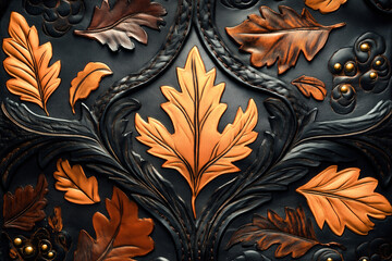 Tooled Leather Background