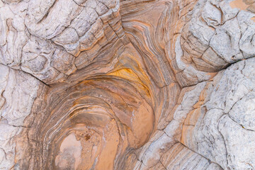 Abstract Stone Formations at White Pocket, Arizona