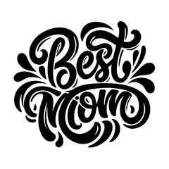 Best mom vector typography design