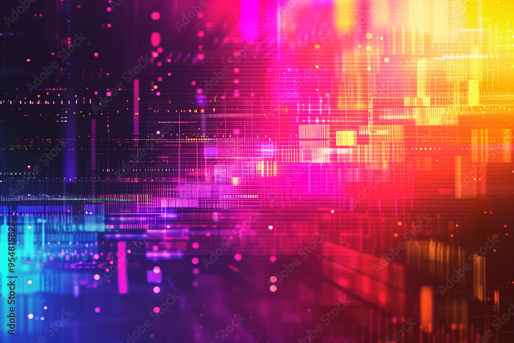 Poster abstract multicolor spectrum background technology background