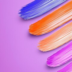 Gradient with digital brushstrokes, abstract backdrop, vibrant and artistic