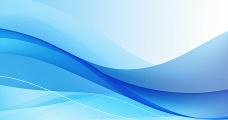 Fototapeta premium A smooth, flowing abstract background in shades of blue, ideal for digital designs and presentations.