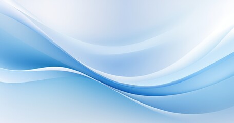 Naklejka premium A smooth abstract background featuring soft blue waves, ideal for graphic design and digital projects.