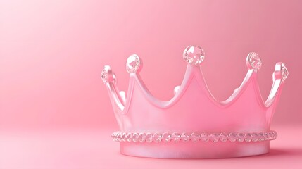 pink crown background