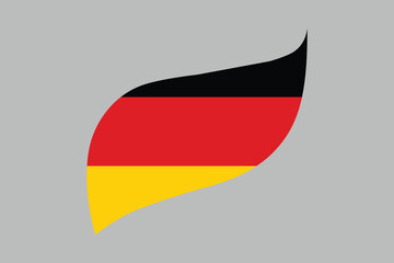 Germany flag, The flag of Germany, Germany flag vector graphic, National Germany flag, Vector illustration, Computer illustration
