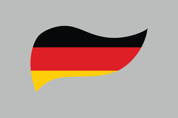 Germany flag, The flag of Germany, Germany flag vector graphic, National Germany flag, Vector illustration, Computer illustration
