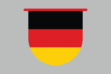 Germany flag, The flag of Germany, Germany flag vector graphic, National Germany flag, Vector illustration, Computer illustration
