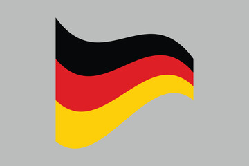 Germany flag, The flag of Germany, Germany flag vector graphic, National Germany flag, Vector illustration, Computer illustration
