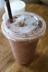 cocoa or iced chocolate, iced cocoa