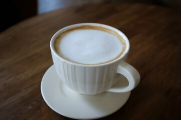 hot cappuccino, hot coffee or hot latte coffee