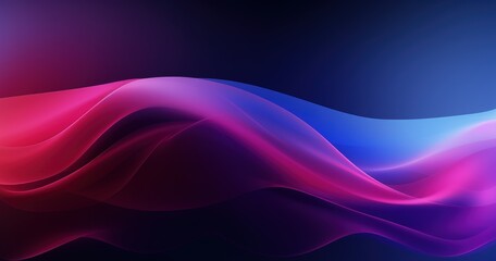 A vibrant, flowing abstract design featuring smooth gradients of pink, purple, and blue, ideal for backgrounds or digital art.