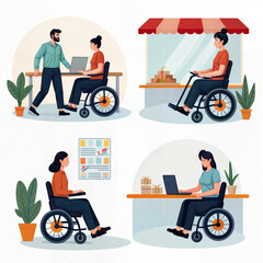 Motorized Wheelchairs in Various Environments