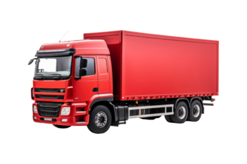 Semitrailer truck against a background. This truck is perfect for use in transportation, logistics, delivery, and commercial freight concepts, particularly in minimalistic designs