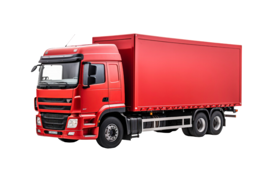 Semitrailer truck against a background. This truck is perfect for use in transportation, logistics, delivery, and commercial freight concepts, particularly in minimalistic designs