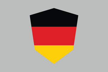 Germany flag sign, German national symbol, Germany country flag is a symbol of freedom, Vector illustration, Digital illustration
