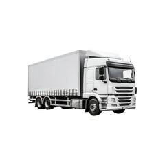 Semitrailer truck against a background. This truck is perfect for use in transportation, logistics, delivery, and commercial freight concepts, particularly in minimalistic designs