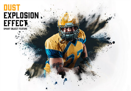 Dust Explosion Effect with Generative AI