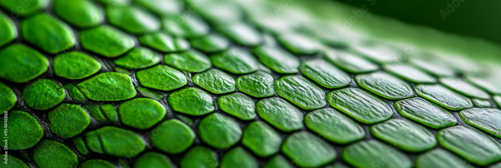 Poster macro shot of reptile skin texture green scales with detailed grooves and patterns high contrast