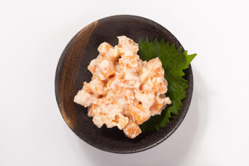 ししゃも卵　明太マヨネーズ和え
