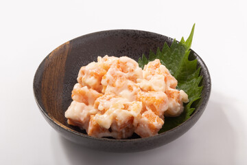 ししゃも卵　明太マヨネーズ和え