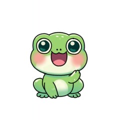 funny cartoon frog