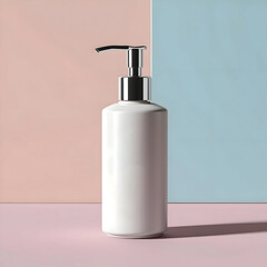 White Cosmetic Spray Bottle Mockup
