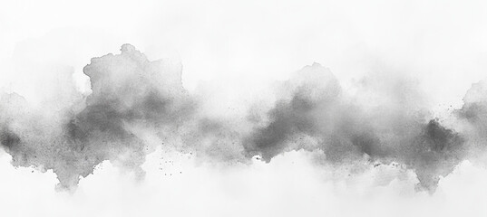 Plain White Watercolor Texture Background