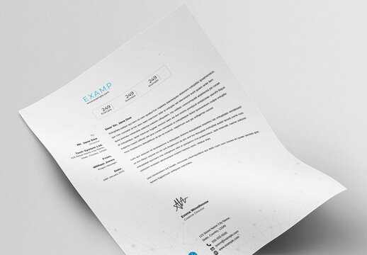 Great Mobile App Letterhead Template