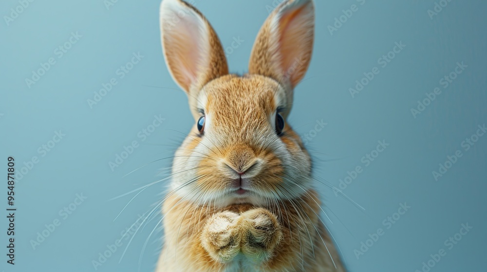 Canvas Prints cute bunny portrait