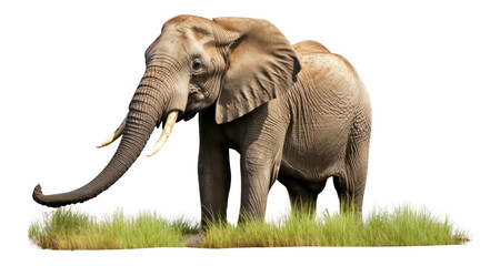 Obraz premium PNG African elephant wildlife animal mammal.