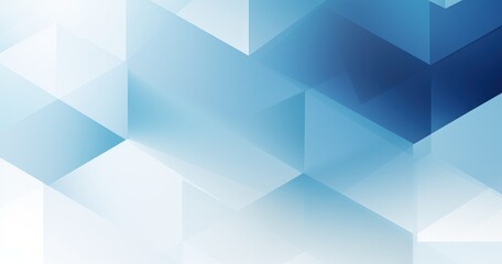 Obraz premium A geometric abstract background featuring varying shades of blue and white, ideal for modern design projects.
