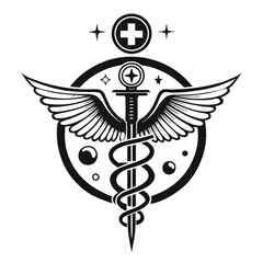 Isolated medicine symbol