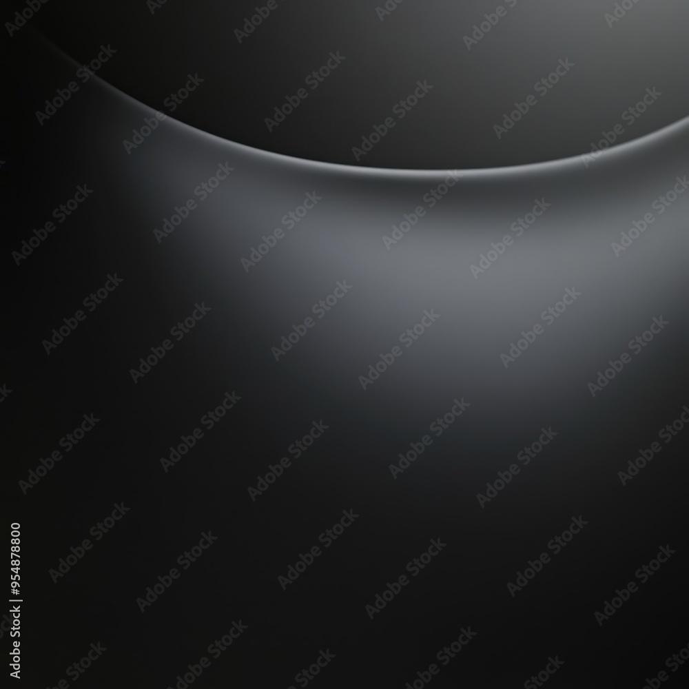 Poster abstract black curved background with gradient texture for minimalist design