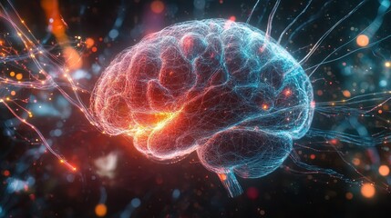 Glowing Neural Network: Illuminating the Complexity of the Human Brain