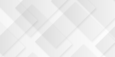 abstract modern geometric and creative concept with white boxes in white background. soft gray paper stripes as tiles formless volumetric pattern paper texture design. 3d rendering.