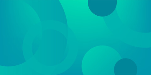 Green vector abstract background with simple geometric shapes