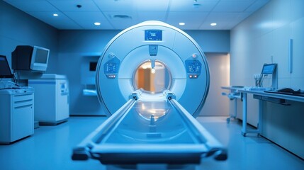 Advanced Medical Imaging Technology in Hospital Room