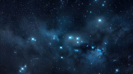 Obraz premium The constellation of Canis Minor featuring the star Procyon.