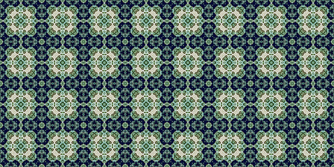 seamless carpet pattern. Kaleidoscope art texture