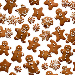 gingerbread man seamless