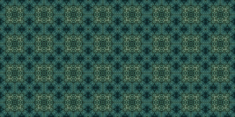 seamless carpet pattern. Kaleidoscope art texture